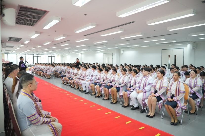 พิธีซ้อมรับพระราชทานปริญญาบัตร (ซ้อมย่อยระดับคณะ) ครั้งที่ 38 ปีการศึกษา 2566